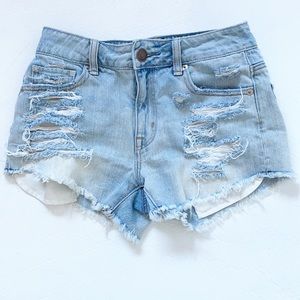 American Eagle Distress Shorts